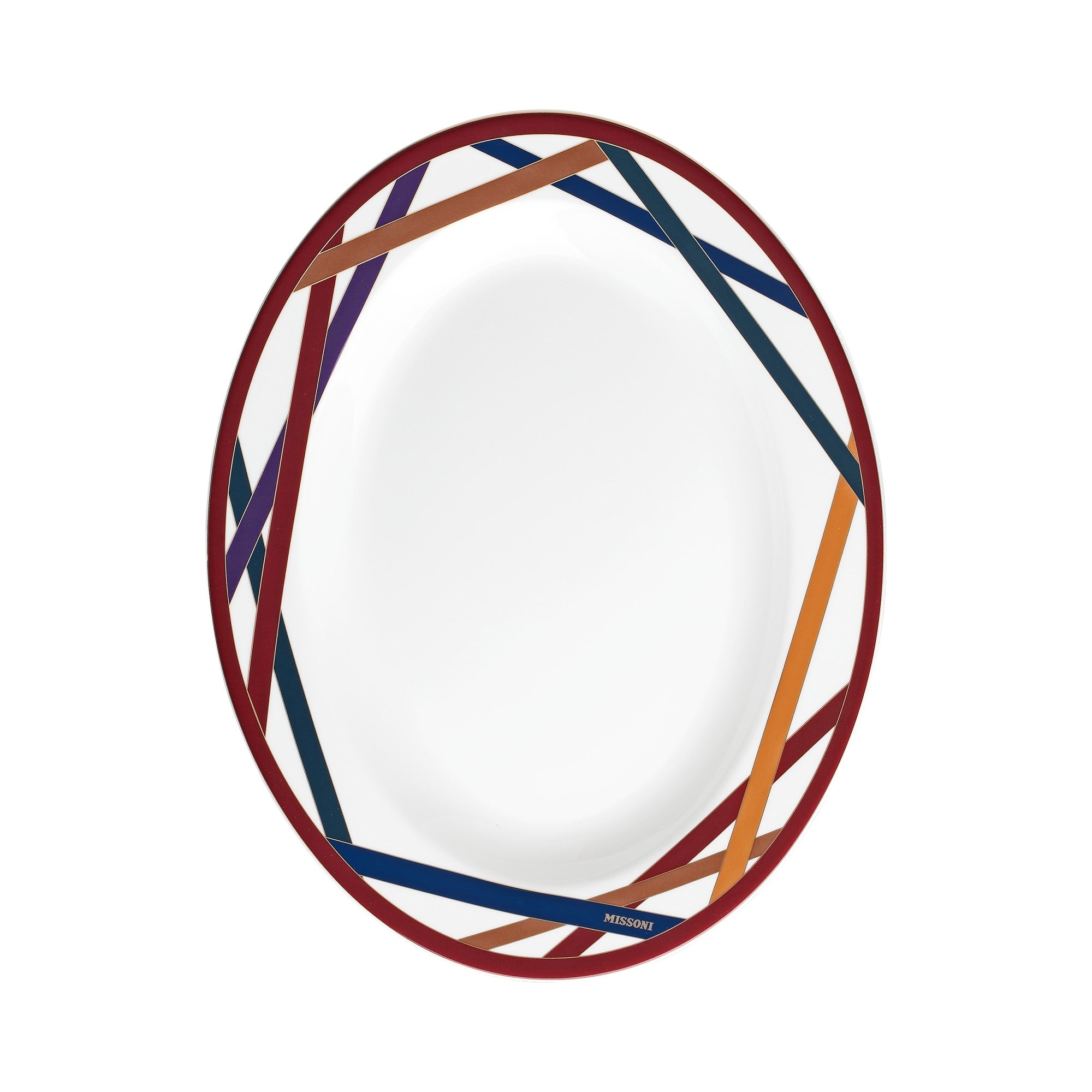 MISSONI - PIATTO OVALE/OVAL DISH - Ø 36 cm